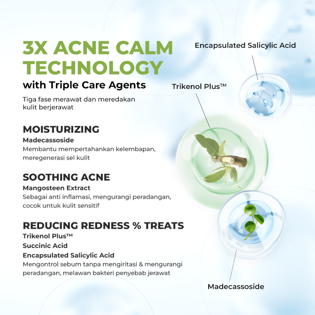 facetology triple care acne calm moisturizer 35g/pelembab wajah facetology triple care acne calm moisturizer 35g/pelembab wajah