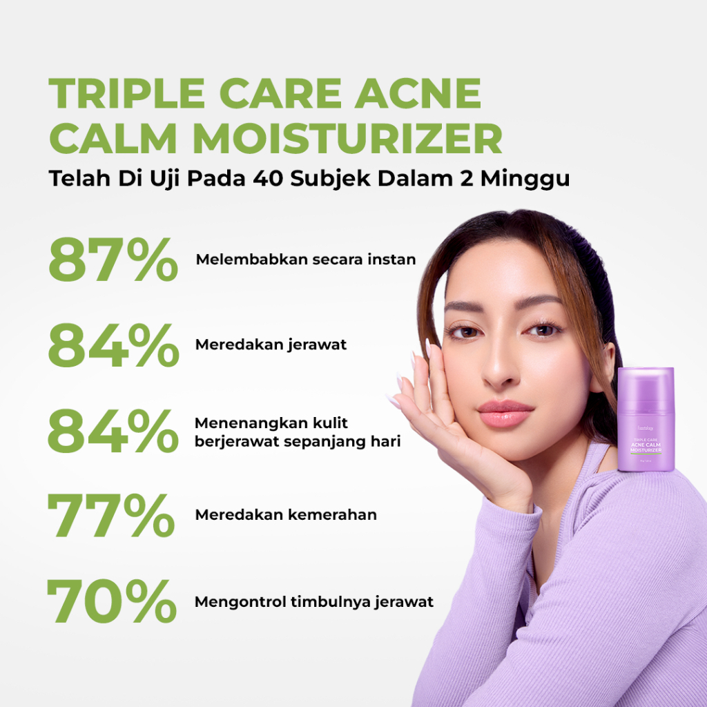 facetology triple care acne calm moisturizer 35g/pelembab wajah facetology triple care acne calm moisturizer 35g/pelembab wajah