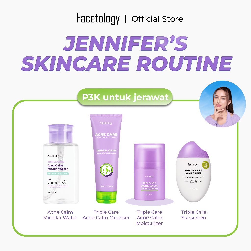 facetology triple care acne calm moisturizer 35g/pelembab wajah facetology triple care acne calm moisturizer 35g/pelembab wajah