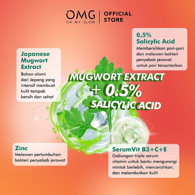 omg oh my glow peach glowing serum & mugwort acne serum 20ml omg oh my glow peach glowing serum & mugwort acne serum 20ml