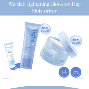 wardah lightening glowshot day moisturizer 20ml and 30g/pelembab wajah