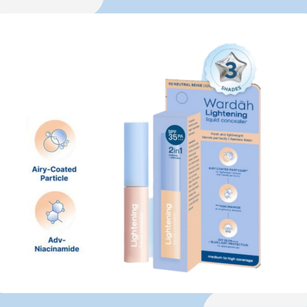 wardah lightening liquid concealer 6g wardah lightening liquid concealer 6g
