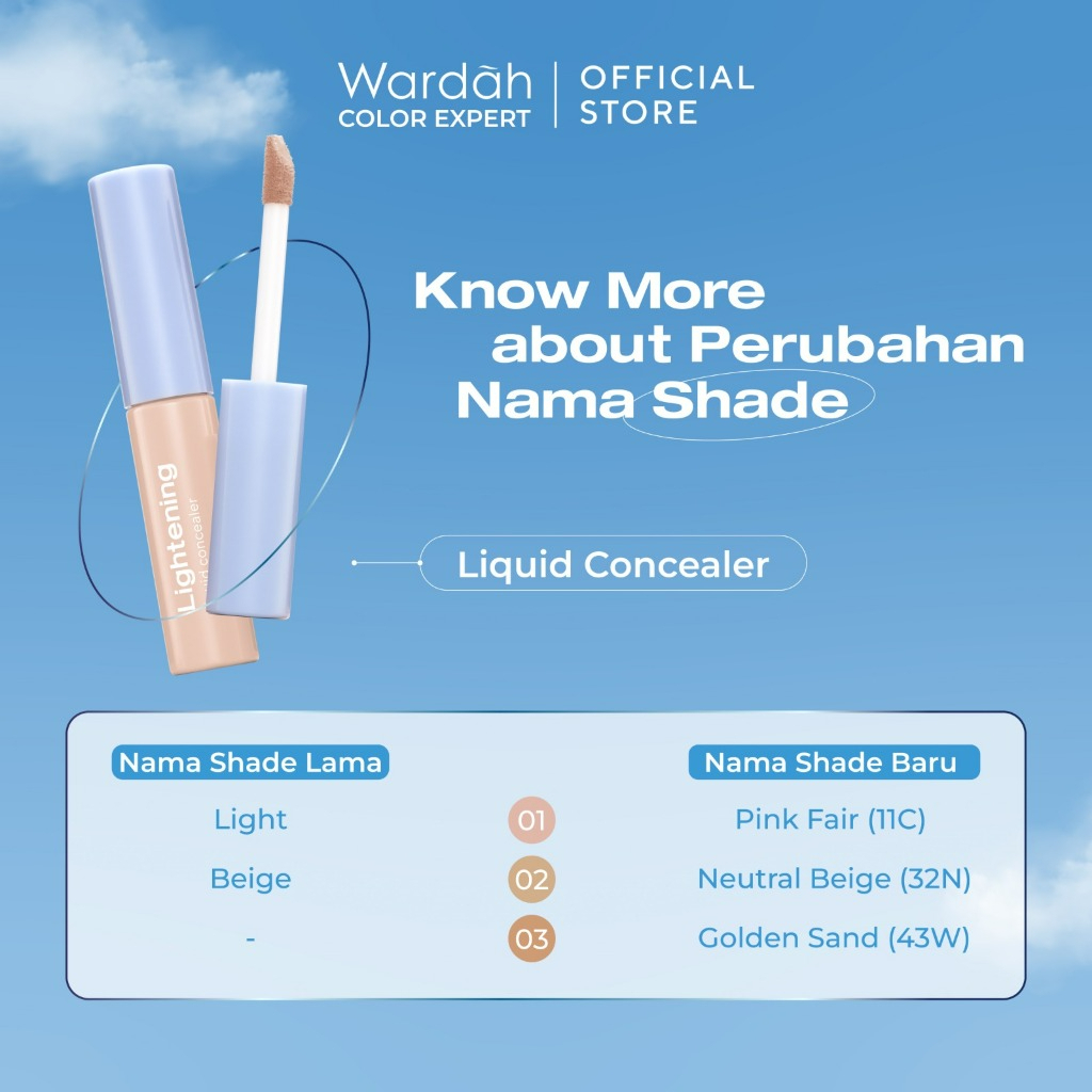 wardah lightening liquid concealer 6g wardah lightening liquid concealer 6g