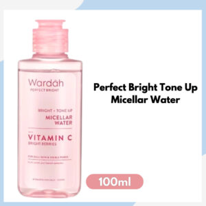 wardah perfect bright tone up micellar water 100ml/pembesih make up