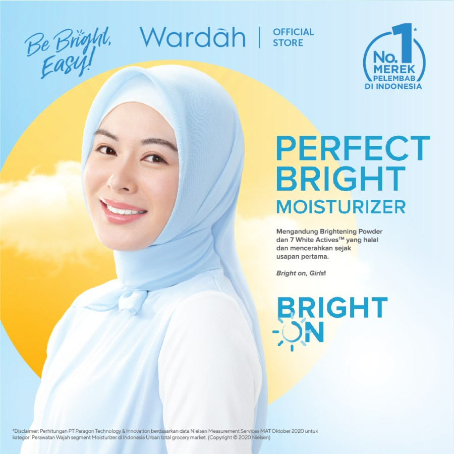 wardah perfect bright moisturizer bright smooth glow spf 30 pa+++ 20ml | bright oil control | bright night glow wardah perfect bright moisturizer bright smooth glow spf 30 pa+++ 20ml | bright oil control | bright night glow