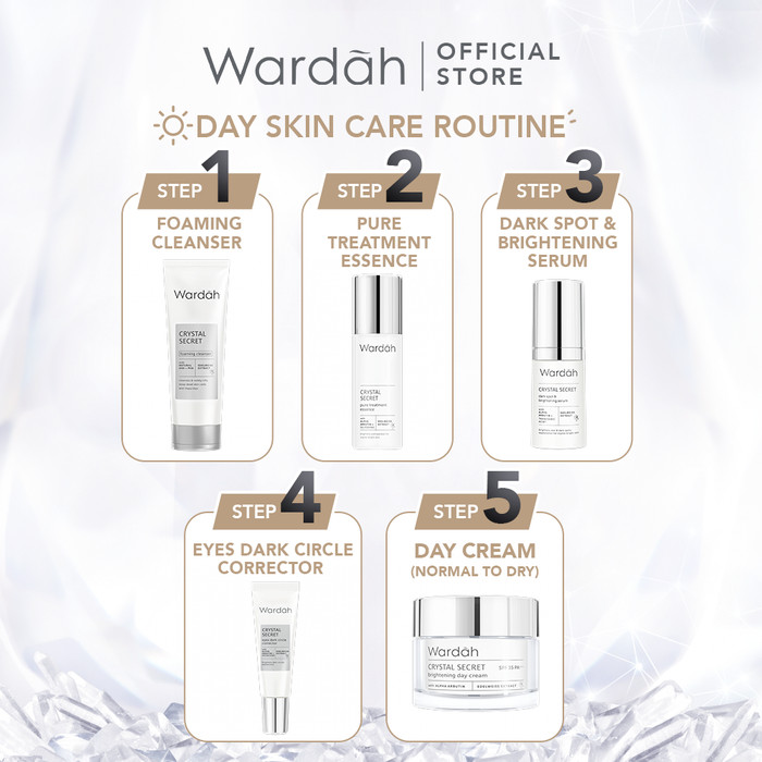 wardah crystal secret foaming cleanser with natural aha+pha 100ml | sabun cuci muka wardah crystal secret foaming cleanser with natural aha+pha 100ml | sabun cuci muka