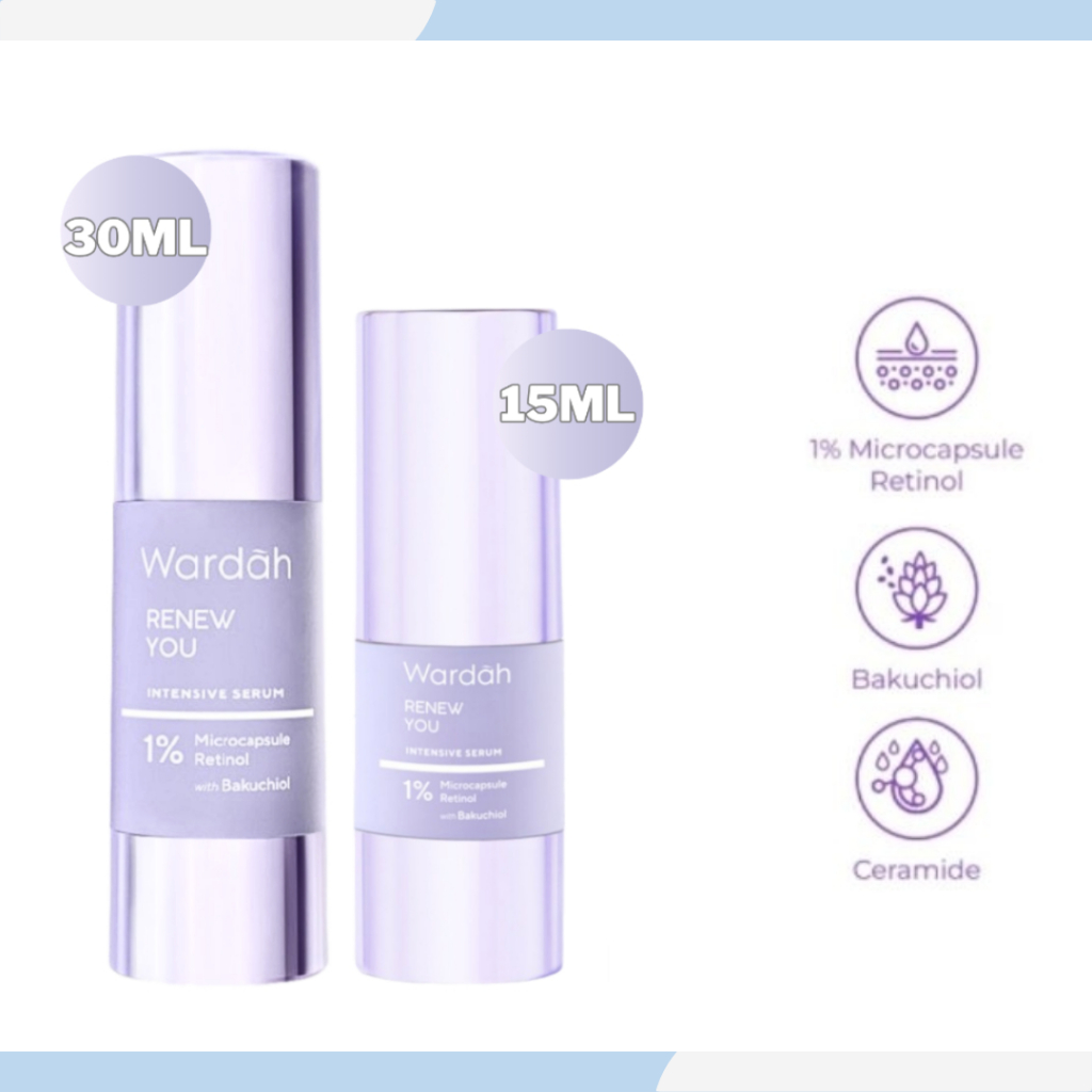 wardah renew you intensive serum 15ml & 30ml / serum wajah wardah renew you intensive serum 15ml & 30ml / serum wajah