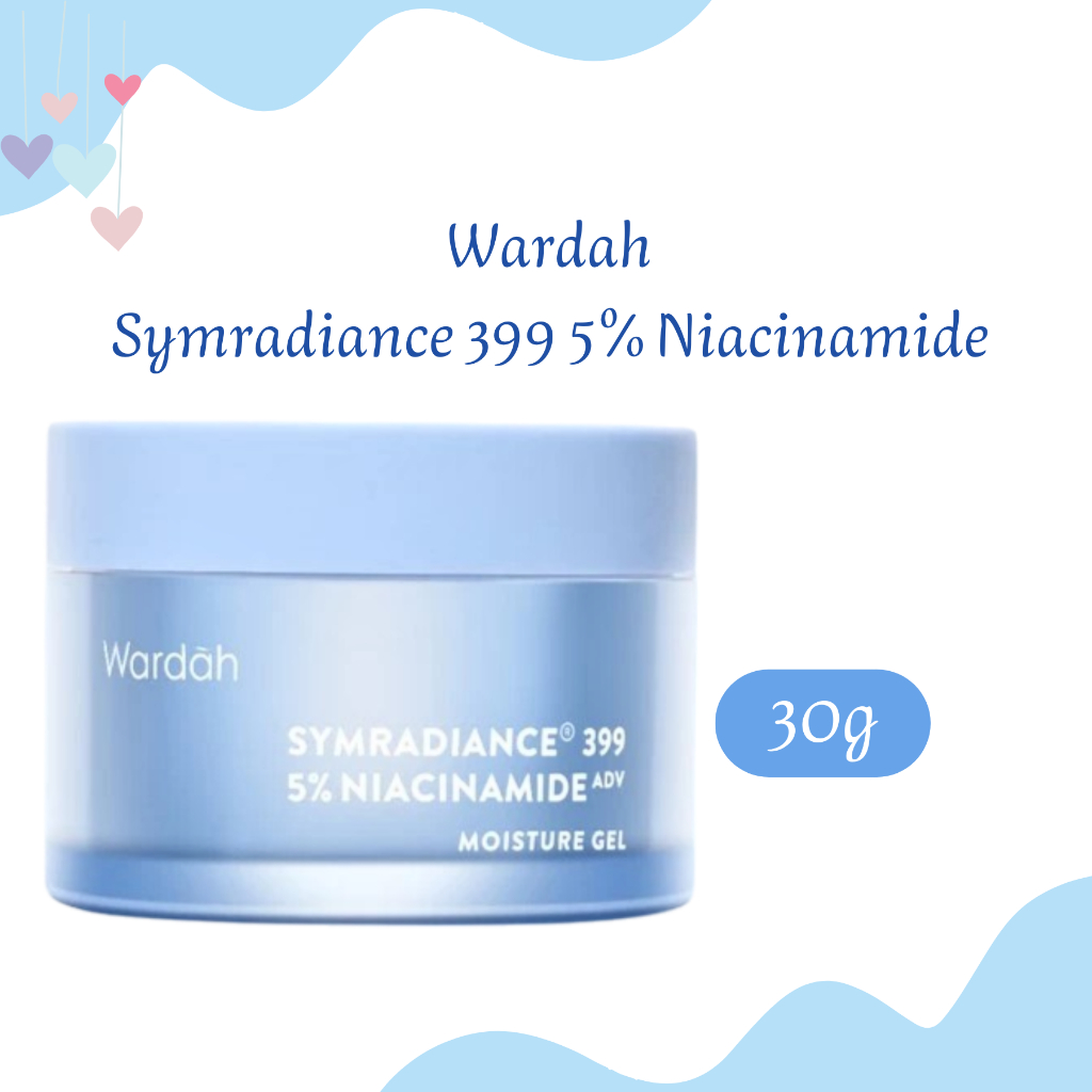 wardah symradiance 399 niacinamide bright and barrier boost moisturizer gel 30g / pelembab wajah wardah symradiance 399 niacinamide bright and barrier boost moisturizer gel 30g / pelembab wajah