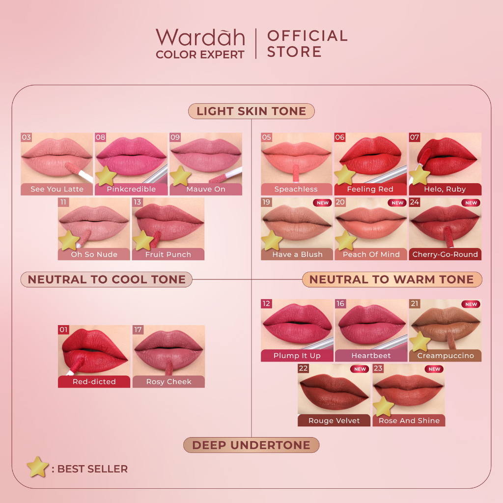 wardah exclusive matte lip cream wardah exclusive matte lip cream