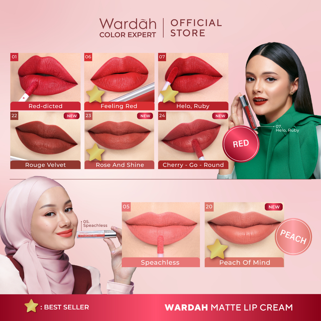 wardah exclusive matte lip cream wardah exclusive matte lip cream