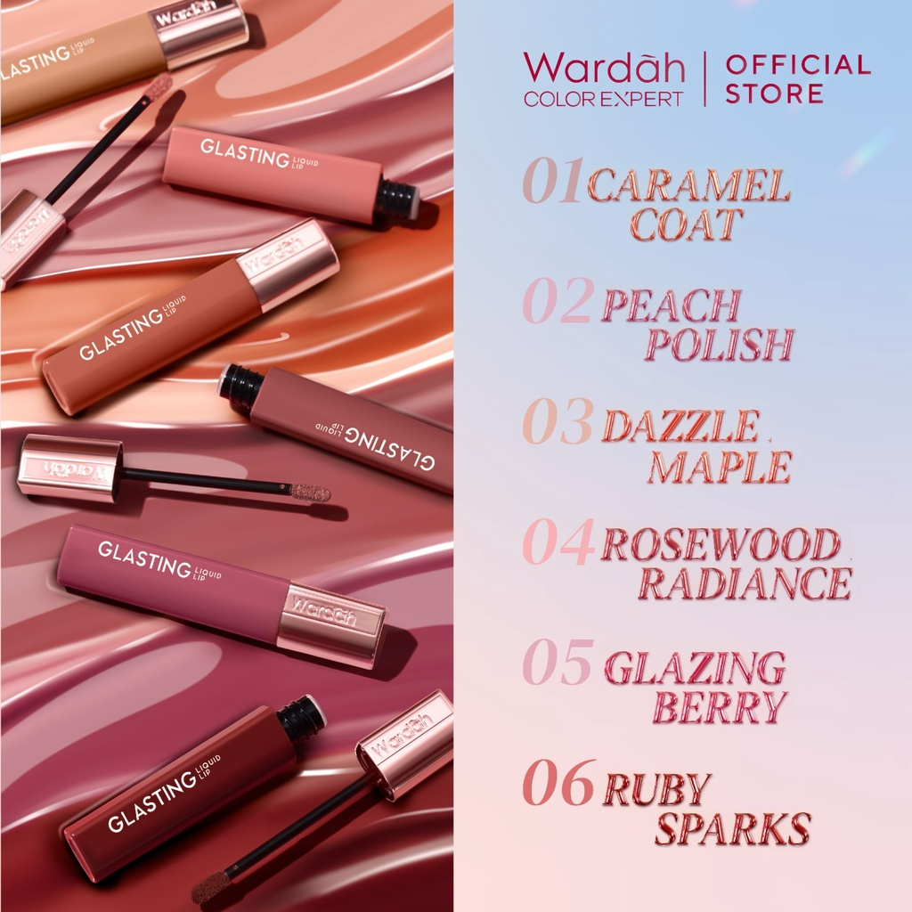 wardah glasting liquid lip wardah glasting liquid lip