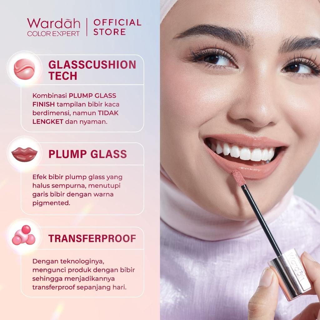 wardah glasting liquid lip wardah glasting liquid lip