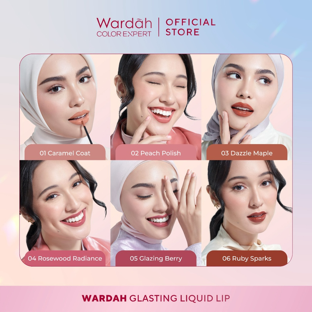 wardah glasting liquid lip wardah glasting liquid lip