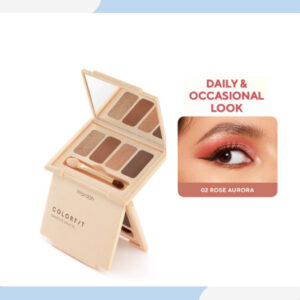 wardah colorfit quad eye palette eyeshadow 4 in 1