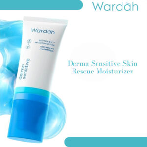 wardah derma sensitive skin rescue moisturizer neutrazen madecassoside 50g/pelembab wajah