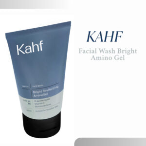 kahf bright revitalizing amino gel face wash 100ml/pembersih wajah