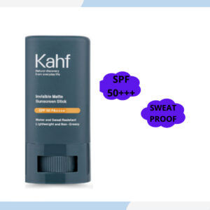 kahf invisible matte sunscreen stick spf 50 pa++++ 22 g / sunscreen pria