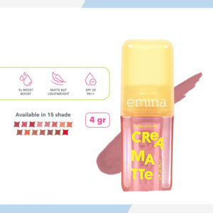 emina creamatte 4g comfily matte 9x moist boost