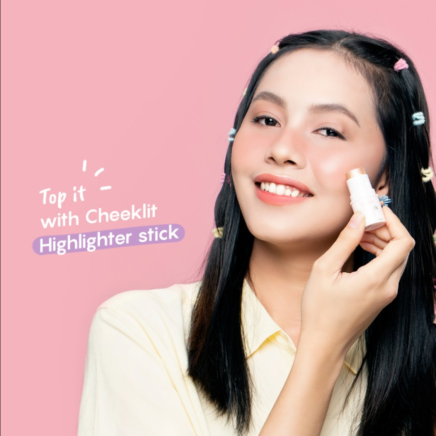 emina cheek lit blush stick 7g / blush on emina cheek lit blush stick 7g / blush on