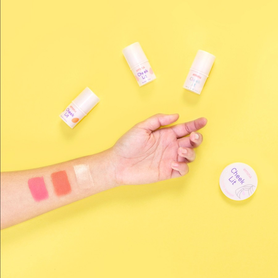 emina cheek lit blush stick 7g / blush on emina cheek lit blush stick 7g / blush on