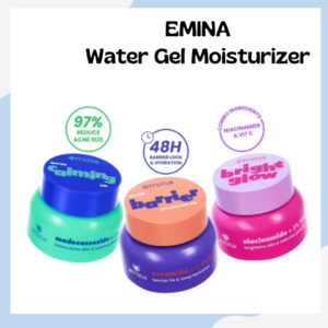 emina water gel moisturizer 30g/barrier balancing/bright glow/calming/pelembab wajah