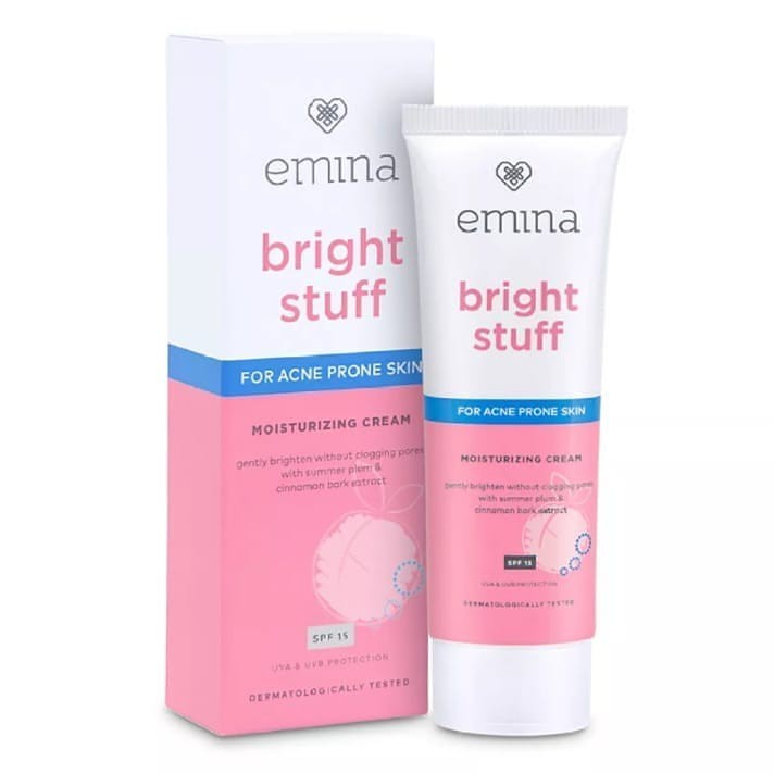 emina bright stuff for acne prone skin moisturizing cream 20ml | pelembab wajah berjerawat emina bright stuff for acne prone skin moisturizing cream 20ml | pelembab wajah berjerawat