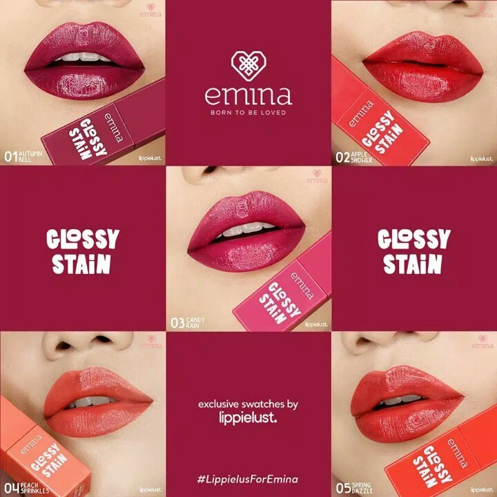 emina glossy stain 3g/lip tint finishing glossy emina glossy stain 3g/lip tint finishing glossy