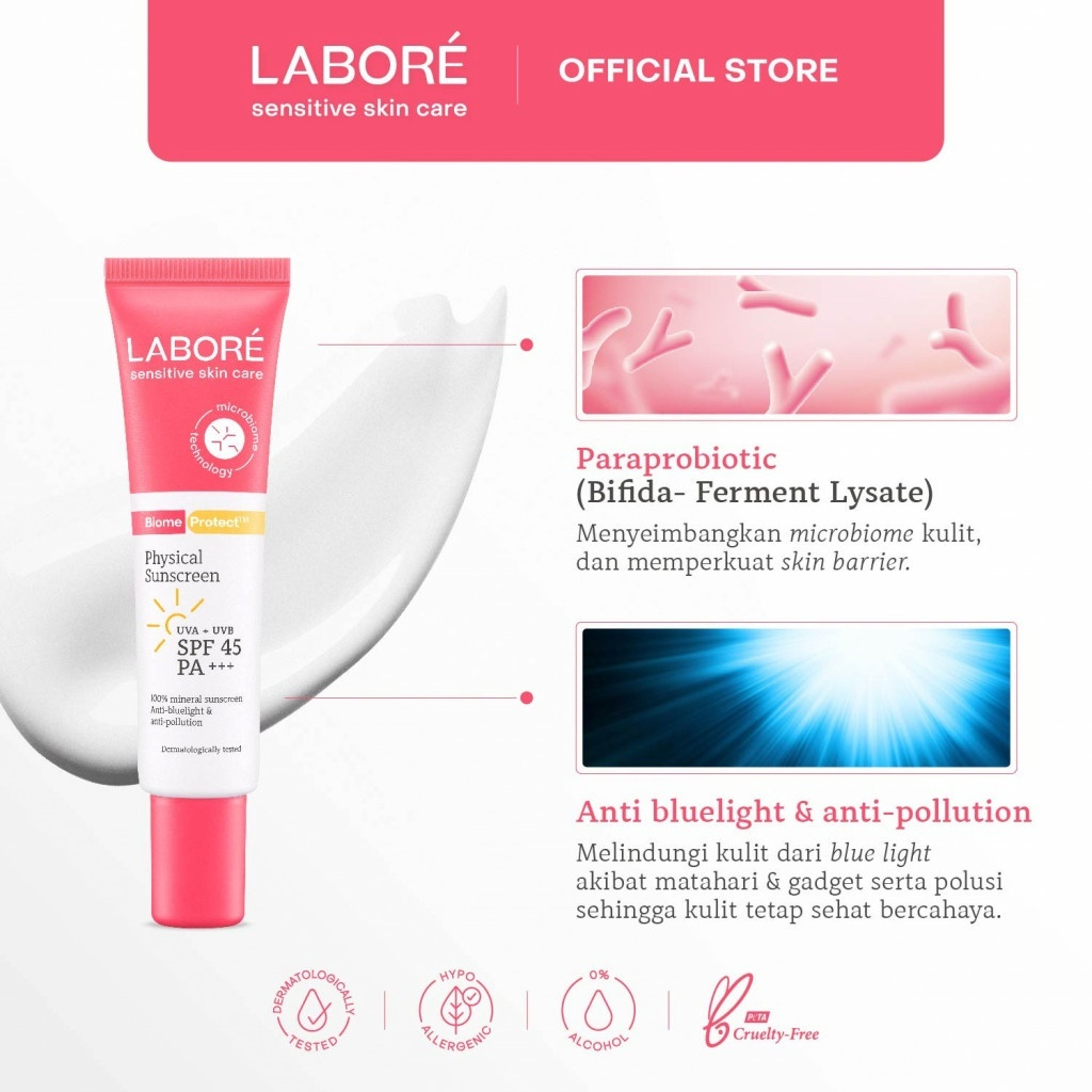 labore sensitive skincare biome protect physical sunscreen 30ml mineral sunscreen labore sensitive skincare biome protect physical sunscreen 30ml mineral sunscreen
