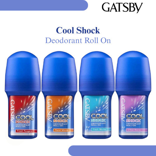 gatsby cool shock deodorant roll on 50ml gatsby cool shock deodorant roll on 50ml