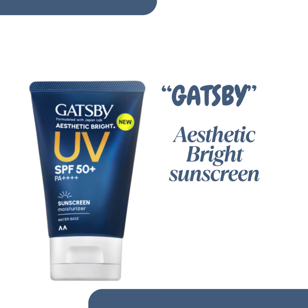 gatsby aesthetic bright sunscreen moisturizer spf 50+ pa++++ 40ml/tabir surya gatsby aesthetic bright sunscreen moisturizer spf 50+ pa++++ 40ml/tabir surya