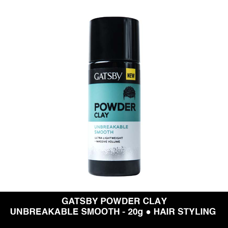 gatsby powder clay unbreakable smooth 20g gatsby powder clay unbreakable smooth 20g