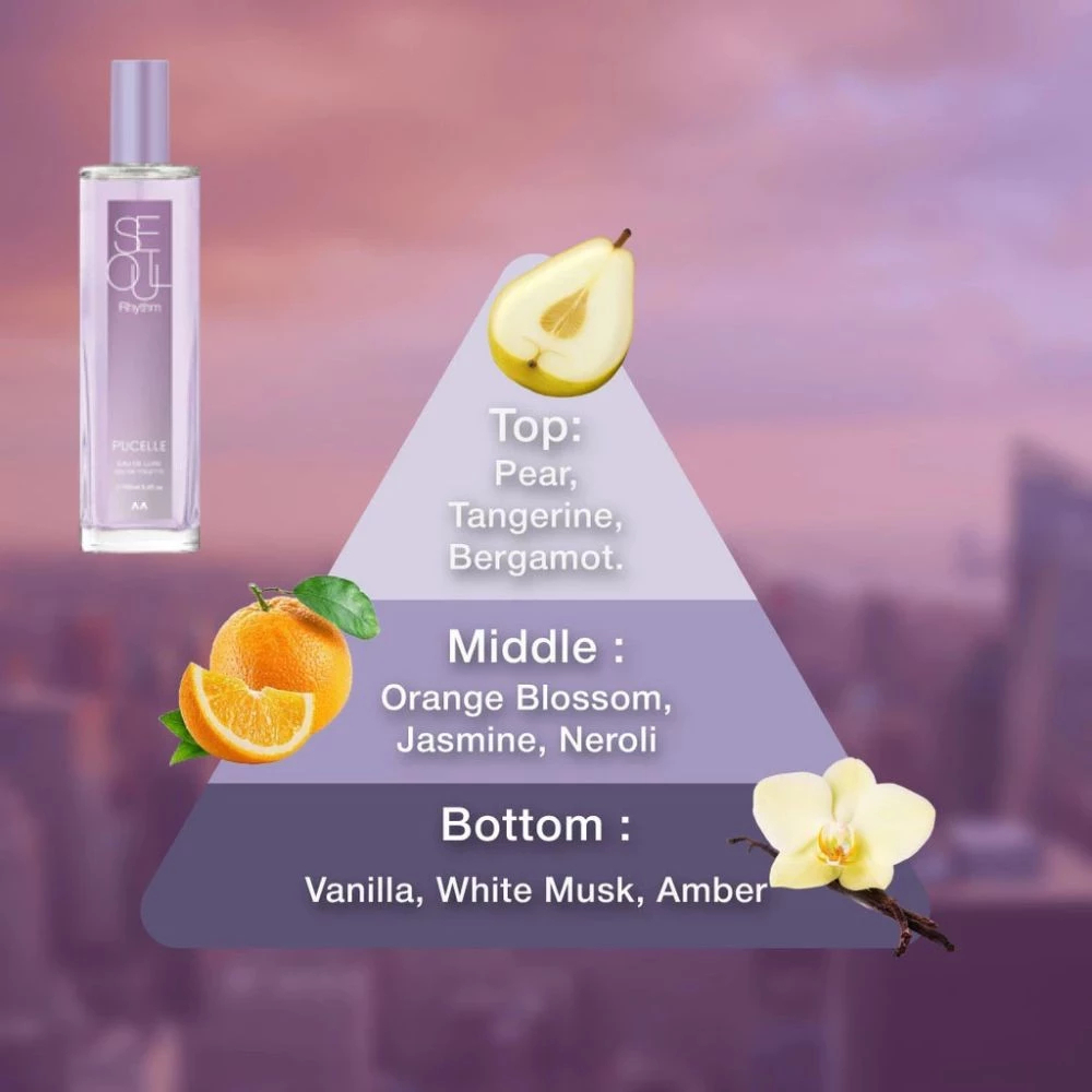 pucelle eau de luxe eau de toilette 100ml/parfum wanita pucelle eau de luxe eau de toilette 100ml/parfum wanita