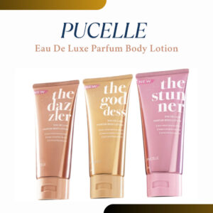 pucelle eau de luxe parfum body lotion 160ml/lotion tubuh
