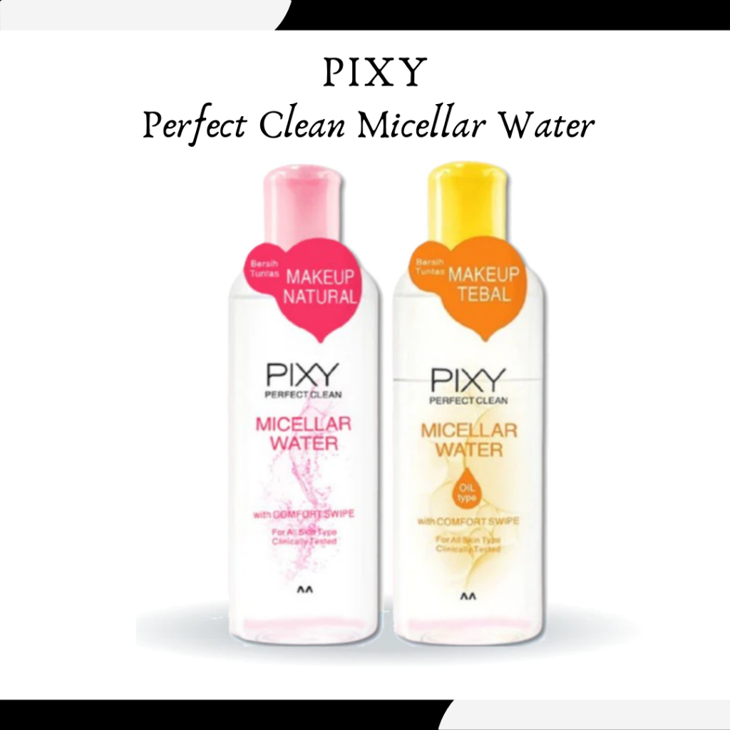 pixy perfect clean micellar water 100ml/pembersih make up pixy perfect clean micellar water 100ml/pembersih make up