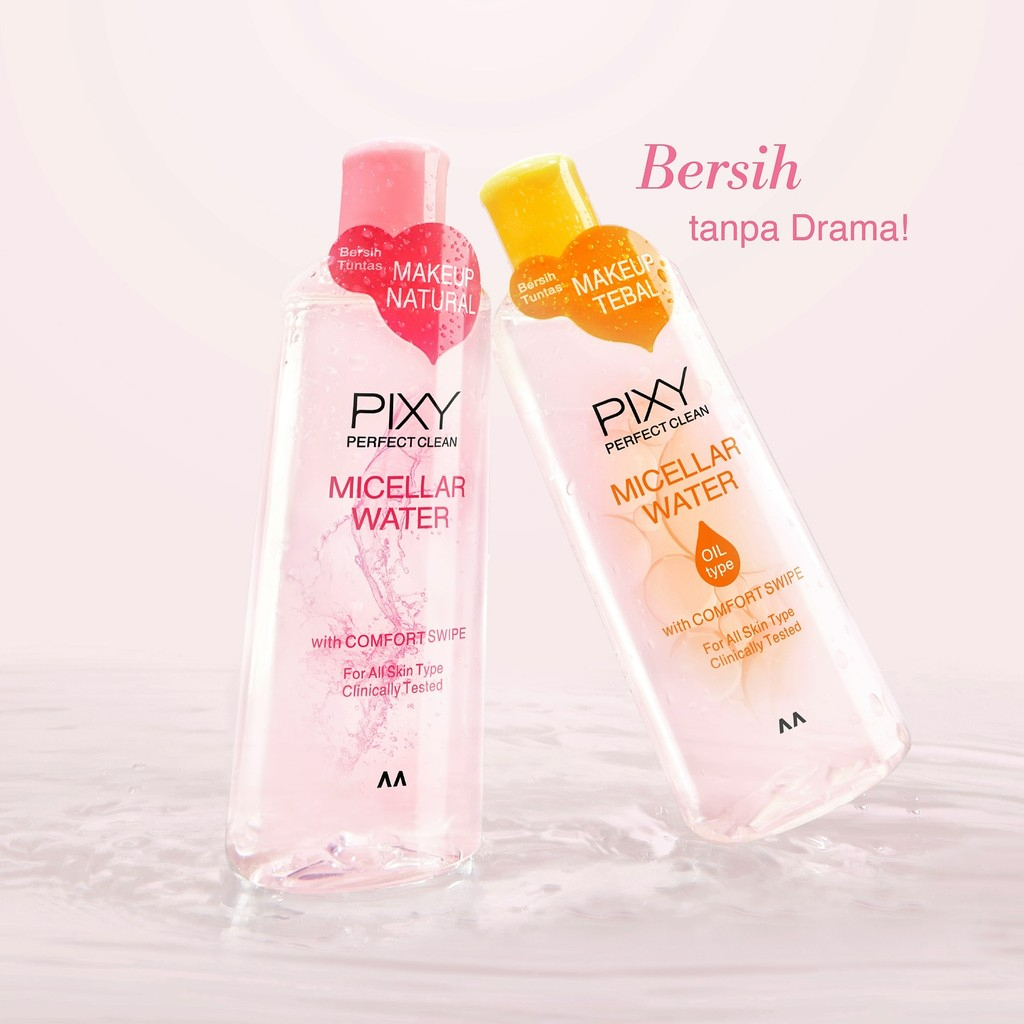 pixy perfect clean micellar water 100ml/pembersih make up pixy perfect clean micellar water 100ml/pembersih make up
