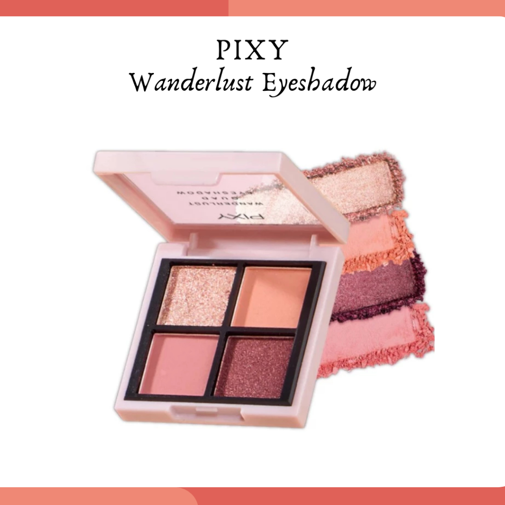 pixy wanderlust quad eyeshadow 5.5g/perona mata pixy wanderlust quad eyeshadow 5.5g/perona mata