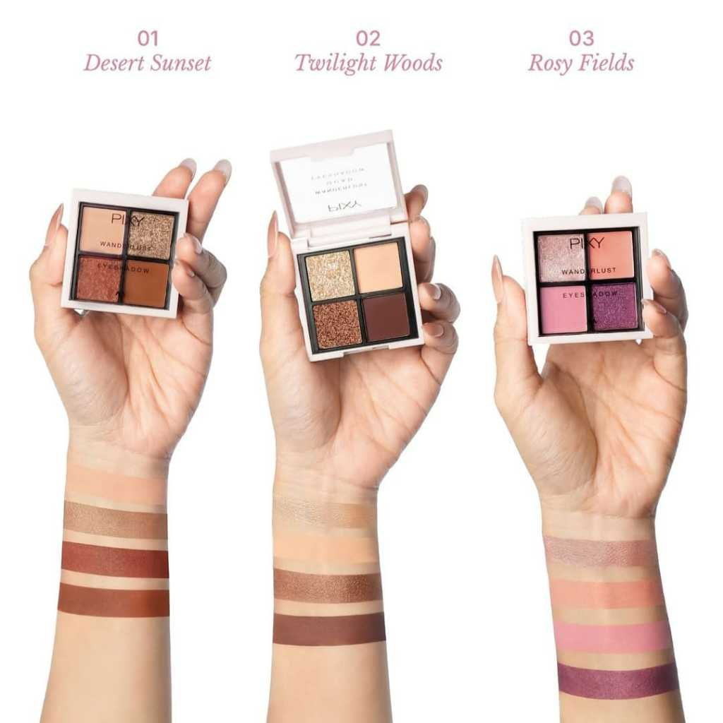 pixy wanderlust quad eyeshadow 5.5g/perona mata pixy wanderlust quad eyeshadow 5.5g/perona mata