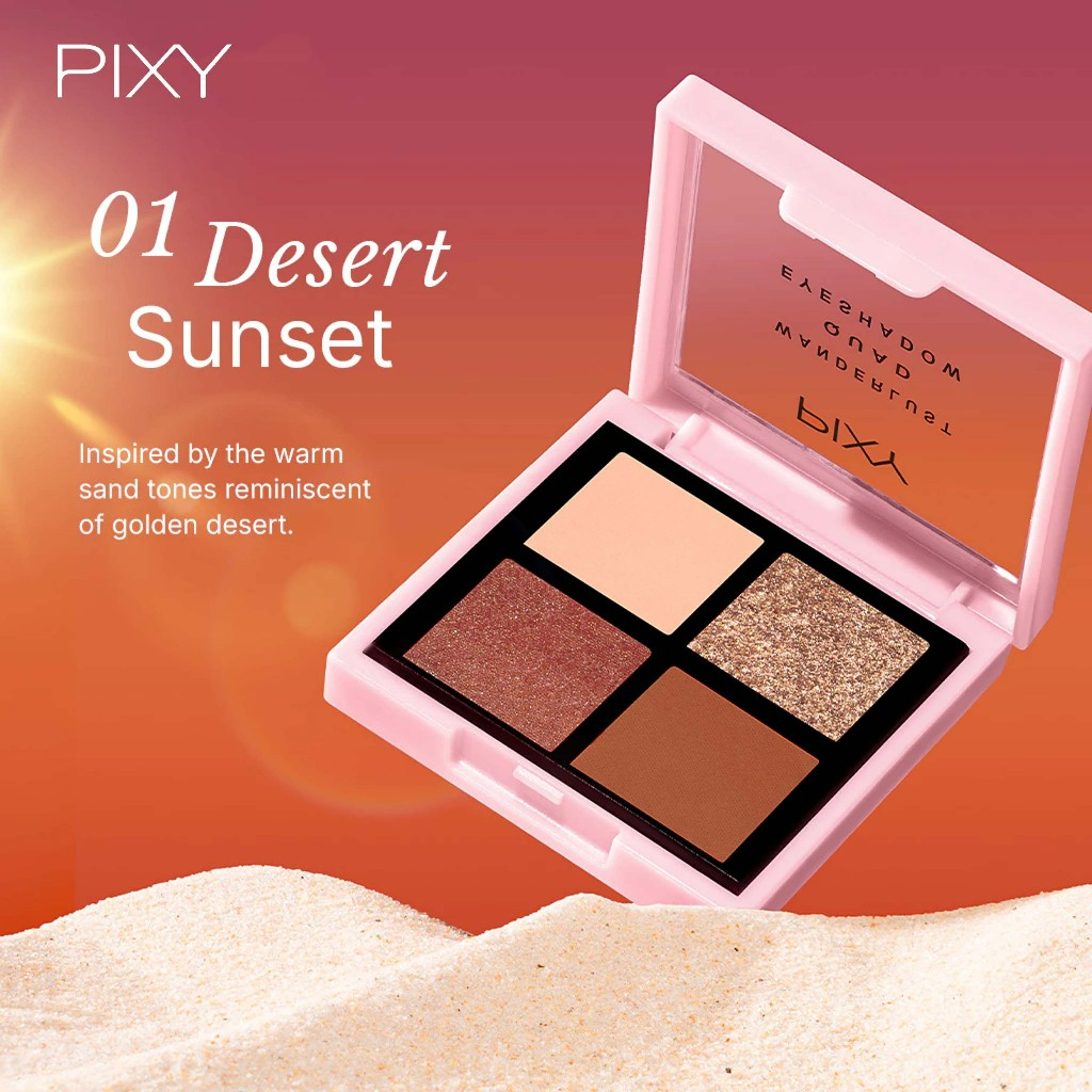 pixy wanderlust quad eyeshadow 5.5g/perona mata pixy wanderlust quad eyeshadow 5.5g/perona mata