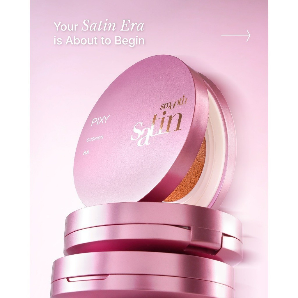 pixy smooth satin cushion spf50 pa++++ 11g/alas bedak pixy smooth satin cushion spf50 pa++++ 11g/alas bedak