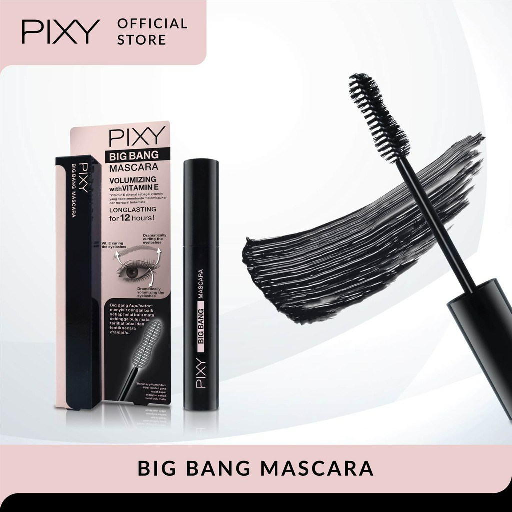 pixy big bang mascara volumizing with vitamin e 10g/maskara pixy big bang mascara volumizing with vitamin e 10g/maskara