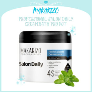 makarizo professional salon daily creambath pro pot 500ml and 250ml/masker rambut
