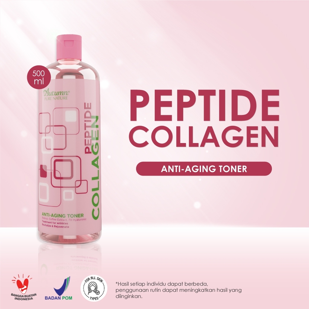 autumn peptide collagen anti aging toner 500ml/toner wajah autumn peptide collagen anti aging toner 500ml/toner wajah