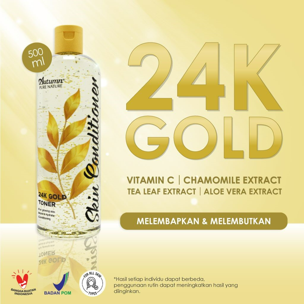 autumn toner skin conditioner 24k gold 500ml autumn toner skin conditioner 24k gold 500ml