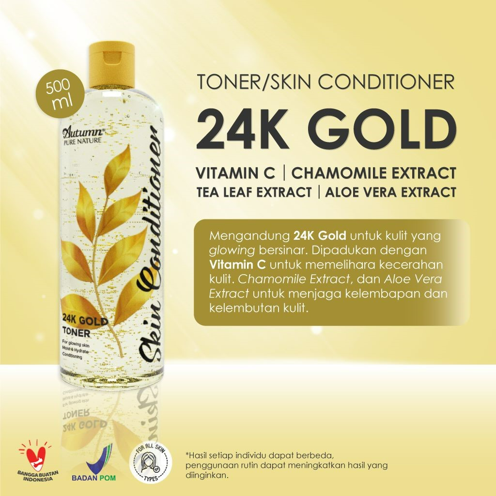 autumn toner skin conditioner 24k gold 500ml autumn toner skin conditioner 24k gold 500ml