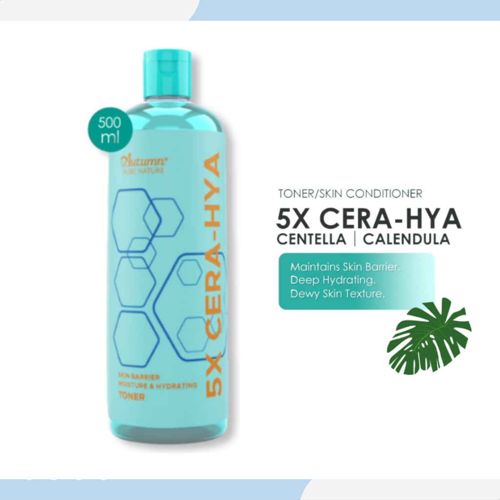 autumn 5x ceramide hyaluronic skin barrier moisture & hydrating toner 500ml autumn 5x ceramide hyaluronic skin barrier moisture & hydrating toner 500ml