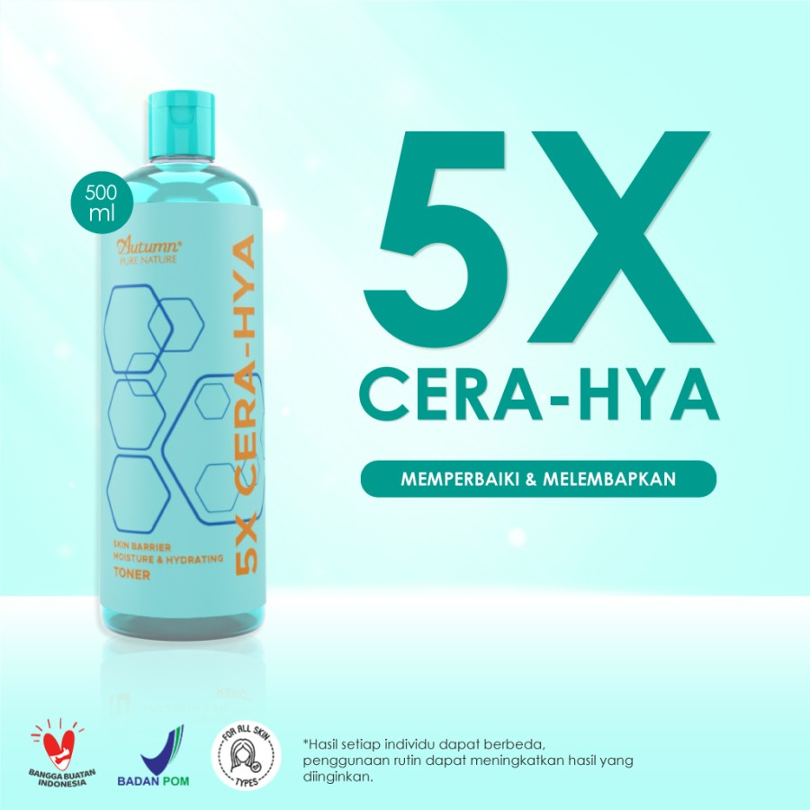 autumn 5x ceramide hyaluronic skin barrier moisture & hydrating toner 500ml autumn 5x ceramide hyaluronic skin barrier moisture & hydrating toner 500ml