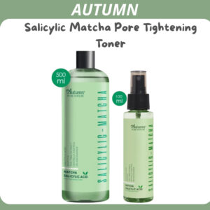 autumn salicylic matcha pore tightening toner 100ml and 500ml/toner wajah