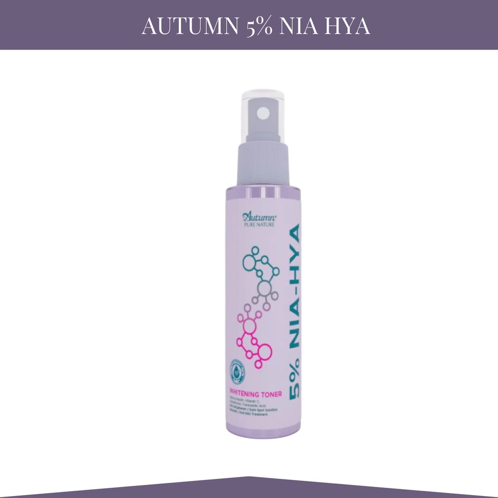 autumn 5% nia hya whitening toner 100ml/toner wajah dan badan autumn 5% nia hya whitening toner 100ml/toner wajah dan badan