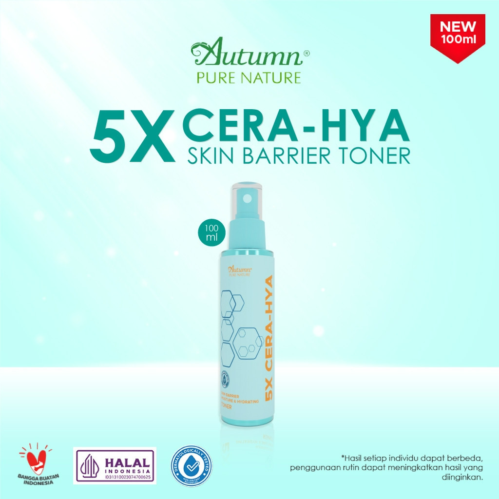 autumn 5x cera hya skin barrier moisture and hydrating toner 100ml/toner wajah dan badan autumn 5x cera hya skin barrier moisture and hydrating toner 100ml/toner wajah dan badan