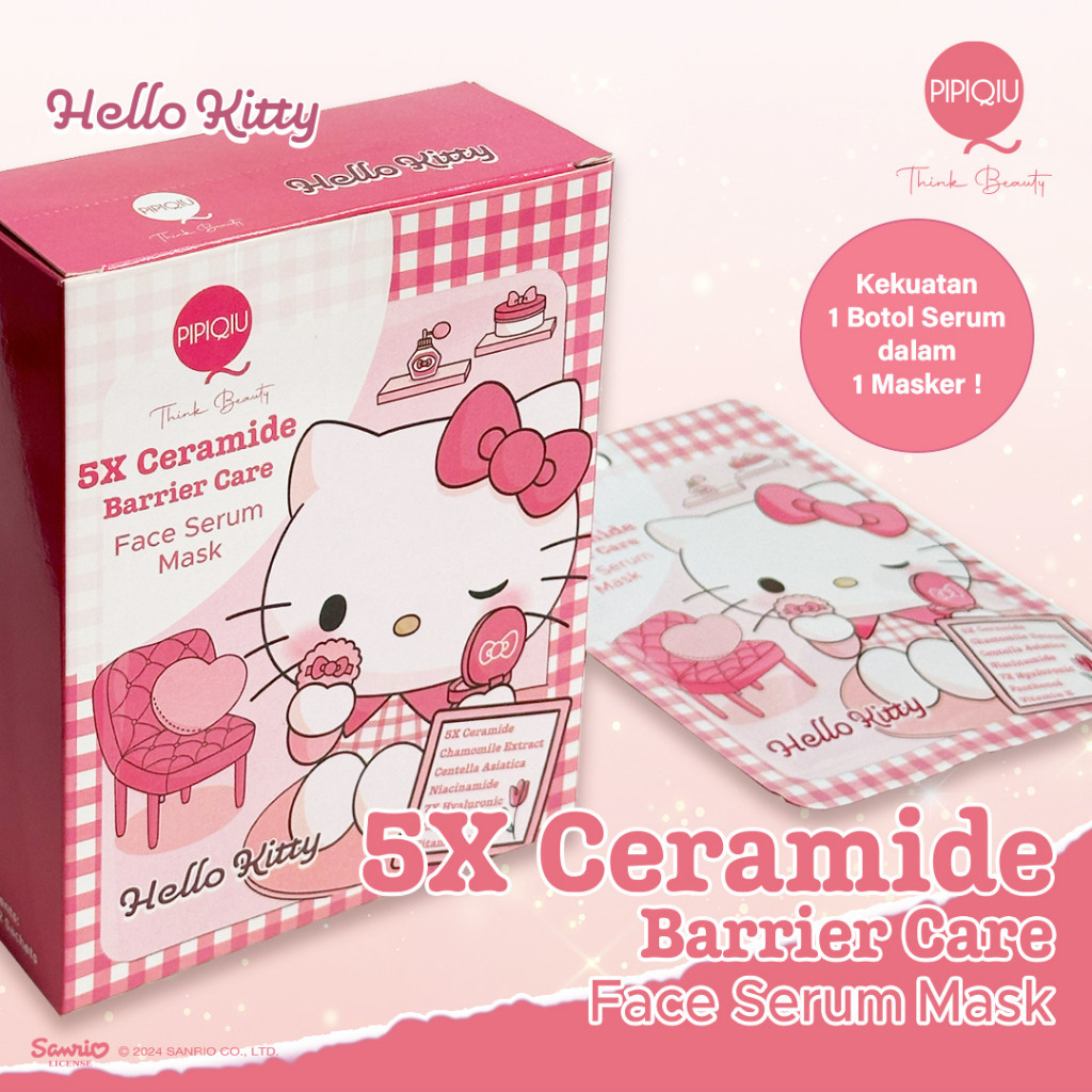 pipiqiu face serum mask 25g/acne calming and soothing/5x ceramide barrier care/brightening/masker wajah pipiqiu face serum mask 25g/acne calming and soothing/5x ceramide barrier care/brightening/masker wajah